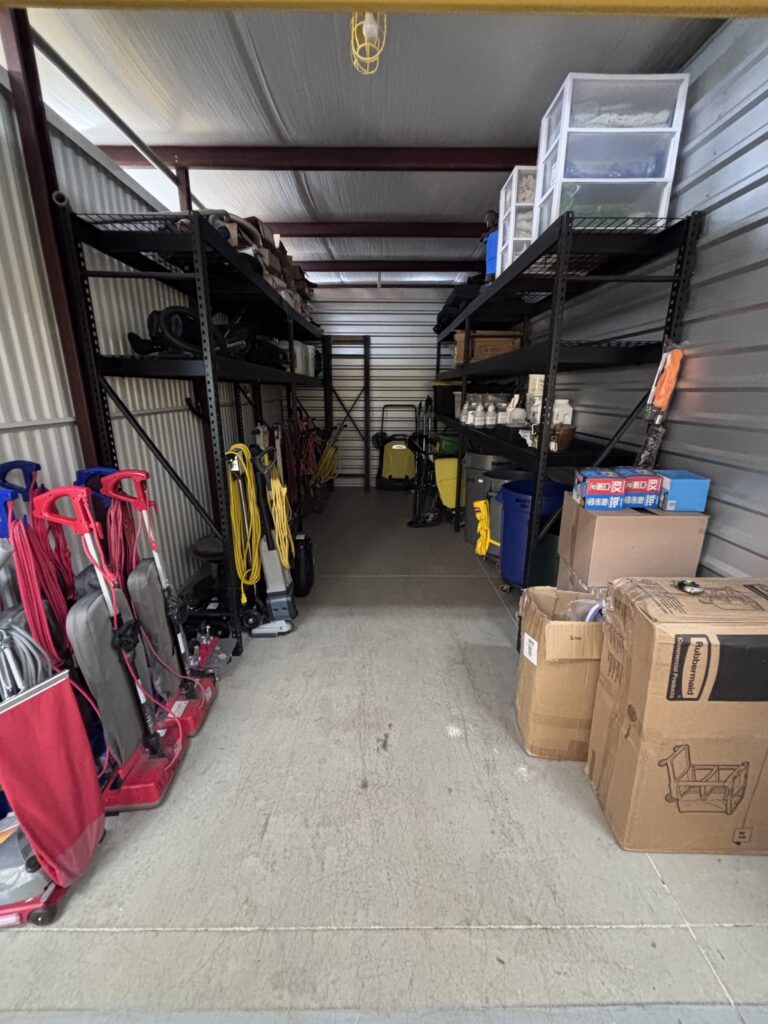 storage of equipment