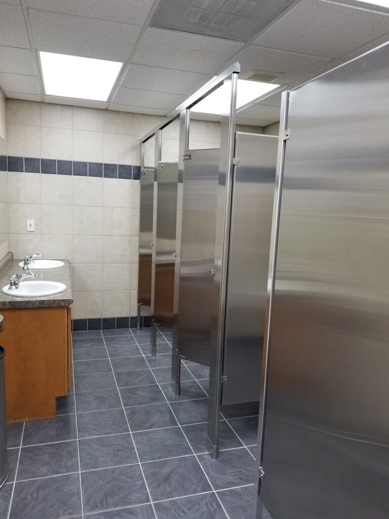 Cleaning bathrooms