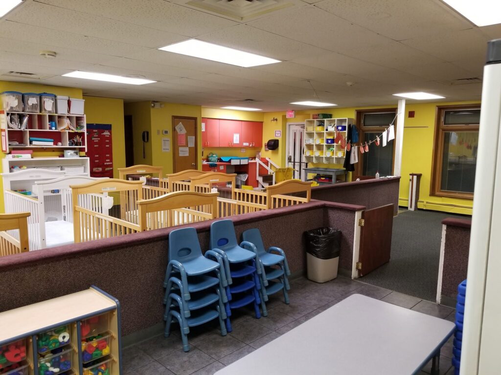daycare cribs cleaned and disenfected